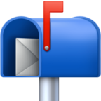 Open Mailbox with Raised Flag