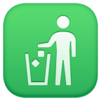 Litter in Bin Sign