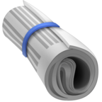 Rolled-Up Newspaper