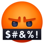 Face with Symbols on Mouth