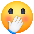 Face with Hand Over Mouth
