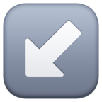 Down-Left Arrow