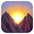 Sunrise Over Mountains