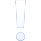 White Exclamation Mark