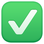 Check Mark Button