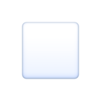 White Medium-Small Square