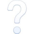 White Question Mark