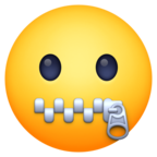 Zipper-Mouth Face