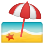 Beach with Umbrella