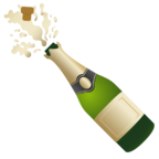 Bottle with Popping Cork