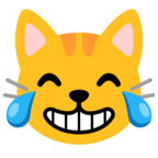 Cat with Tears of Joy