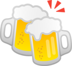 Clinking Beer Mugs
