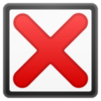 Cross Mark Button
