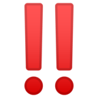 Double Exclamation Mark