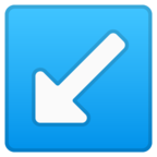 Down-Left Arrow