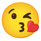 Face Blowing a Kiss