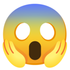 Face Screaming in Fear