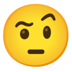 Face with Raised Eyebrow