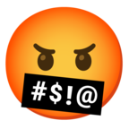 Face with Symbols on Mouth