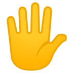 Hand with Fingers Splayed