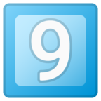 Keycap Digit Nine
