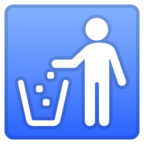 Litter in Bin Sign