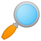 Magnifying Glass Tilted Right