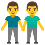 Men Holding Hands