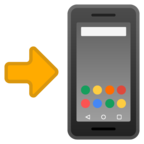 Mobile Phone with Arrow