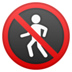 No Pedestrians