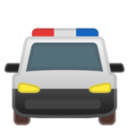 Oncoming Police Car