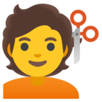 Person Getting Haircut