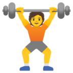 Person Lifting Weights