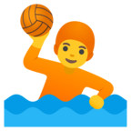 Person Playing Water Polo