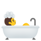 Person Taking Bath