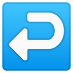 Right Arrow Curving Left