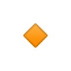 Small Orange Diamond