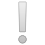 White Exclamation Mark