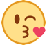 Face Blowing a Kiss
