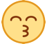 Kissing Face with Smiling Eyes