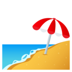 Beach with Umbrella