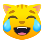 Cat with Tears of Joy