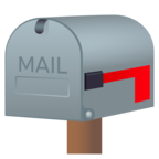 Closed Mailbox with Lowered Flag