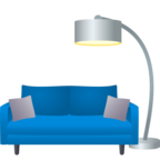 Couch and Lamp