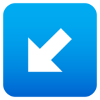 Down-Left Arrow