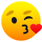 Face Blowing a Kiss