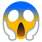 Face Screaming in Fear