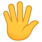 Hand with Fingers Splayed