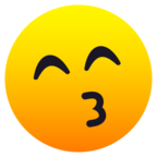 Kissing Face with Smiling Eyes