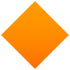 Large Orange Diamond